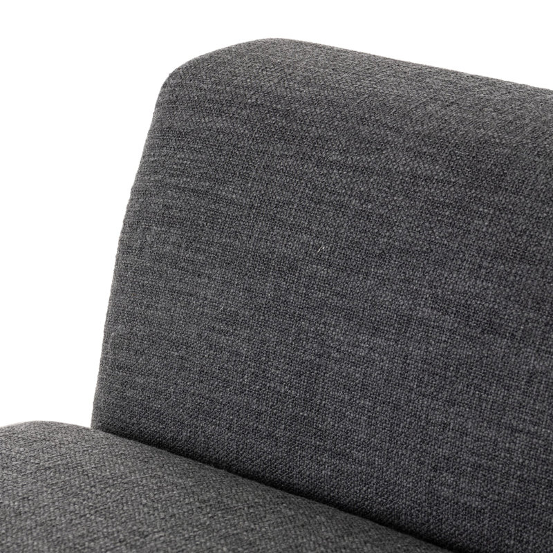 Lawndale Armless PC-Saxon Charcoal