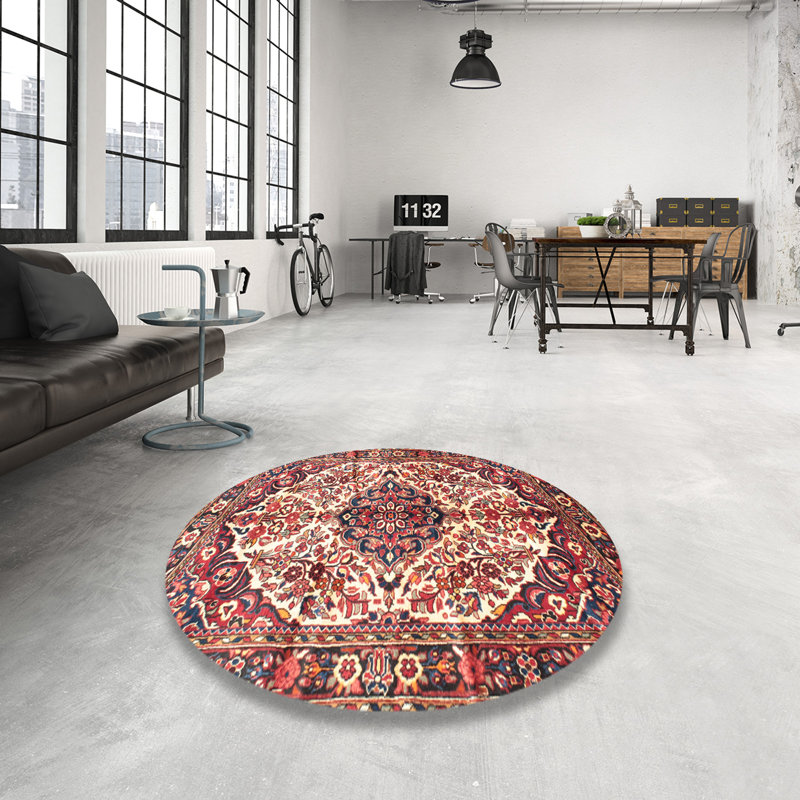 Oriental Indoor Rug, Round 4'