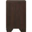 2 tables de chevet rectangulaires cuivrées foncées, aspect sophistiqué pour la chambre à coucher, cadre et table de chevet spacieuse, polyvalente pour la chambre à coucher, tiroirs doubles