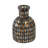 Glass Vase Glam Decorative Accent with Mosaic Detail for Modern Glam Aesthetic Interior Style Contemporary Sleek Glamorous Statement Artful Unique Textured Sculptural Curved Form-2111244293-2111244290