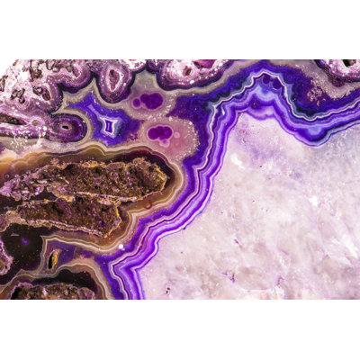 Abstrait d'agate mauve par Obradovic