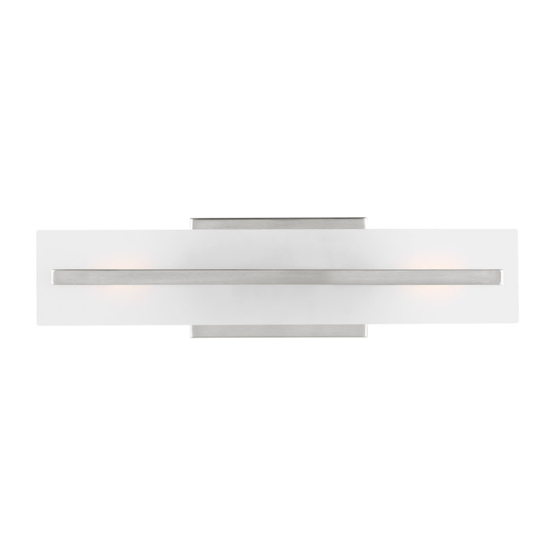 2 - Light Vanity Light, Brushed Nickel