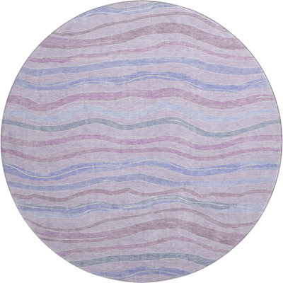 Premium Machine Washable Harjo AMF1581 Stripes Rug