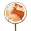 Kristian Decorative Agate Accent On Metal And Marble Stand Sculpture-1662203802