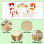 Ensemble de table pour enfants et 2 chaises, ensemble de 3 pièces de table et de tout-petits pour enfants, ensemble de table de jeu en bois