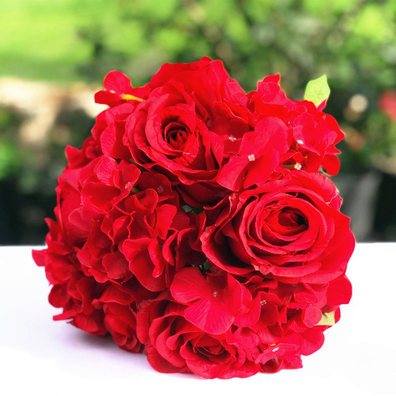 Bouquet de roses, Rouge