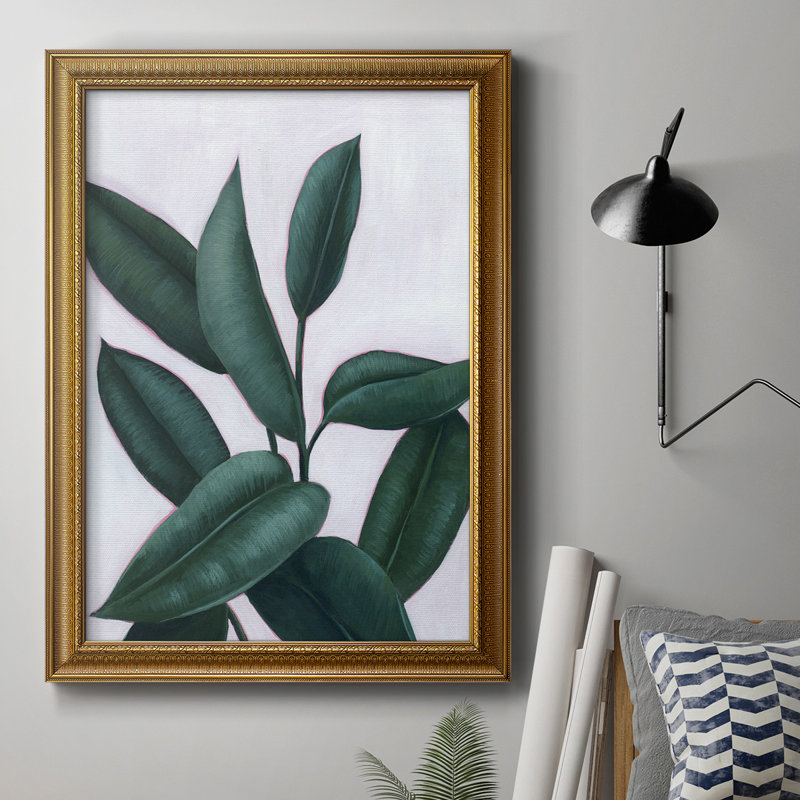 Toile encadrée Verdic Ficus II de qualité supérieure - prête à être accrochée, L 16 po x H 20 po
