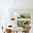 White Pumpkin-shaped Modern Pendant Light