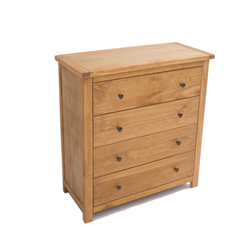 Audrey 4 Drawer Chest of Drawers, Brown
