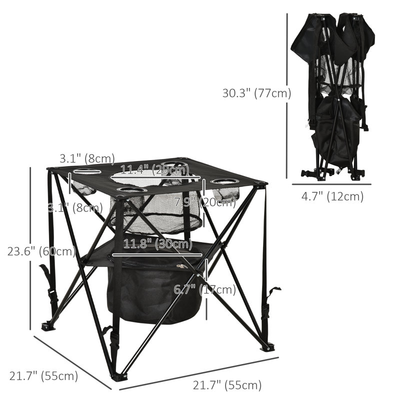 Square Outdoor Folding Camping Table