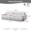 87.4" Button-Tufted Chenille Sofa 3-Seater Minimalist Upholstered Couch with Square Arms, No Assembly Required, Full-Compressed Design for Modern Living Room-671121872