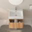 Meuble-lavabo mural 24 po avec lavabo intégré