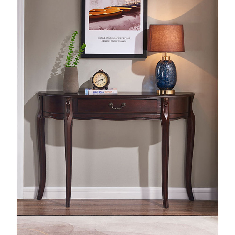Table de couloir Minimalist, H 33,46 po x l 47,24 po x P 11,81 po, Tanné