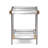 Serrina 18'' Glass Top Console Table