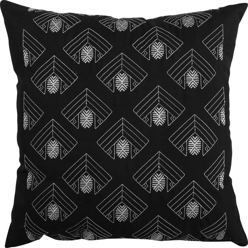 King Black and Grey Geometric Microfiber Comforter Set