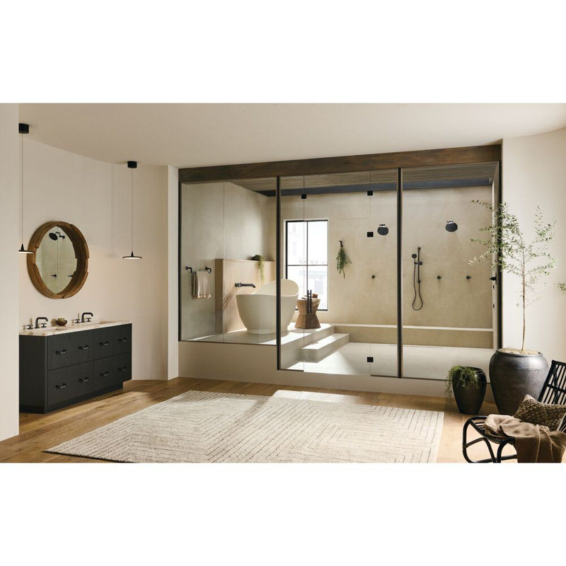 Litze® Slide Bar Handshower with H2OKinetic® Technology, Luxe Gold