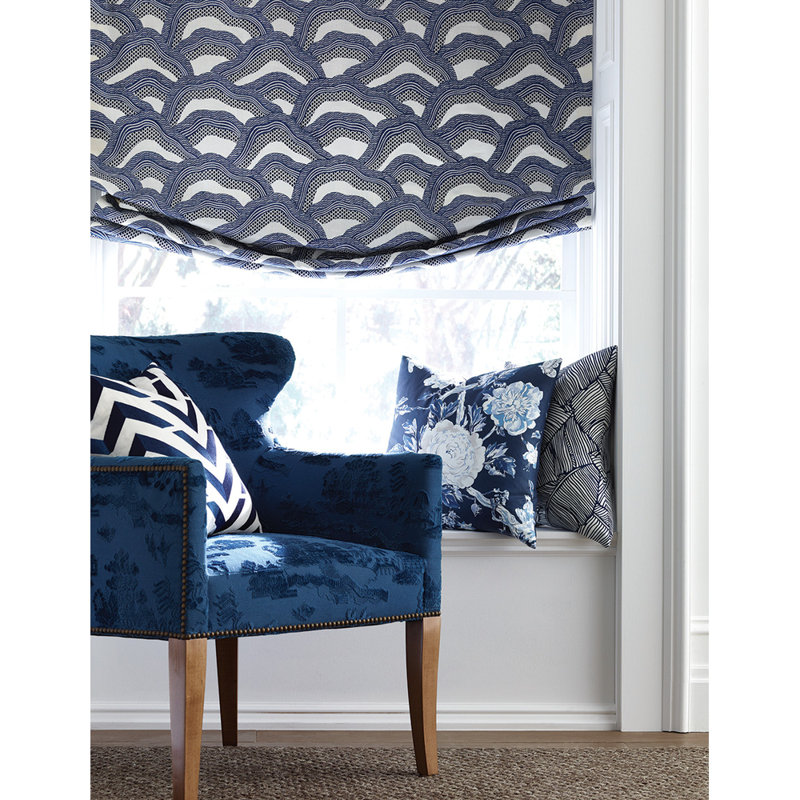 La Pagode Fabric, Teal