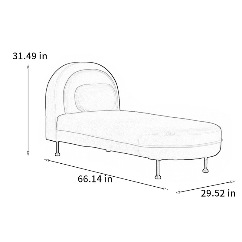 Fauteuil de loisir simple et luxueux