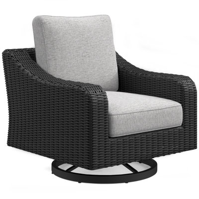 Fauteuil pivotant d'extérieur avec coussin Beachcroft
