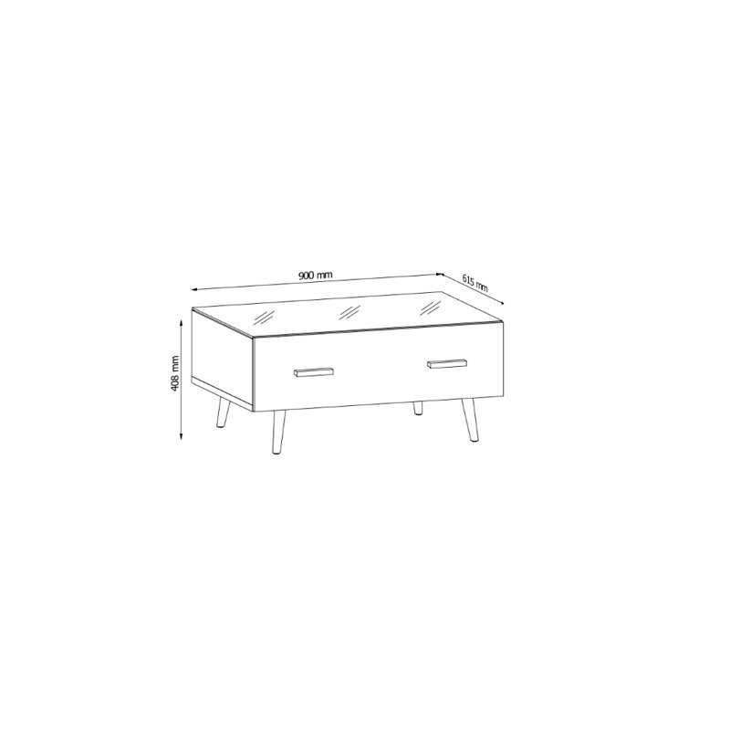 Tobiah Coffee Table with Storage