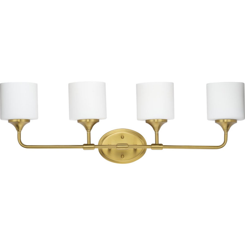 Dawnella 4 - Light Dimmable Vanity Light, Brushed Gold