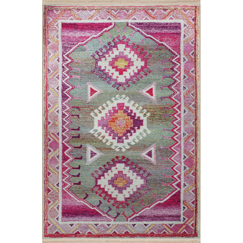 Tapis rectangulaire Xylina, Tapis de couloir 2 pi 8 po x 6 pi 7 po
