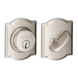Single Cylinder Deadbolt with Camelot Trim
