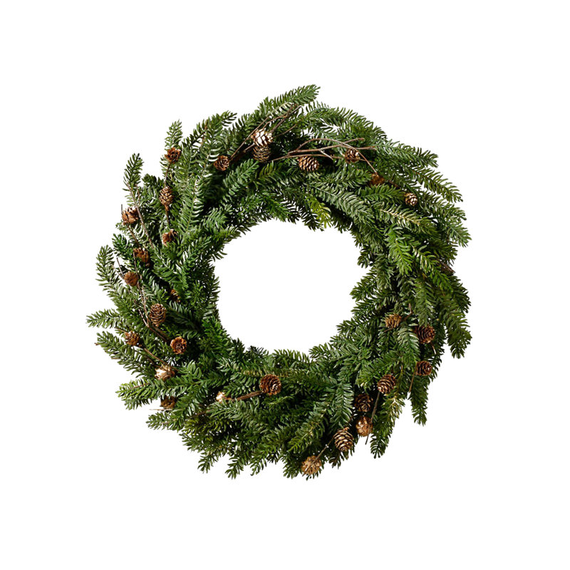 Faux Birch Silk 25'' Wreath