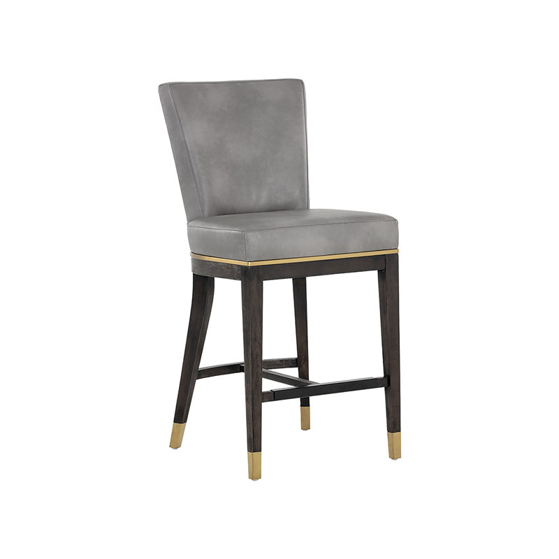 Alister Bar Stool, Barstool (32" Seat Height), Gray