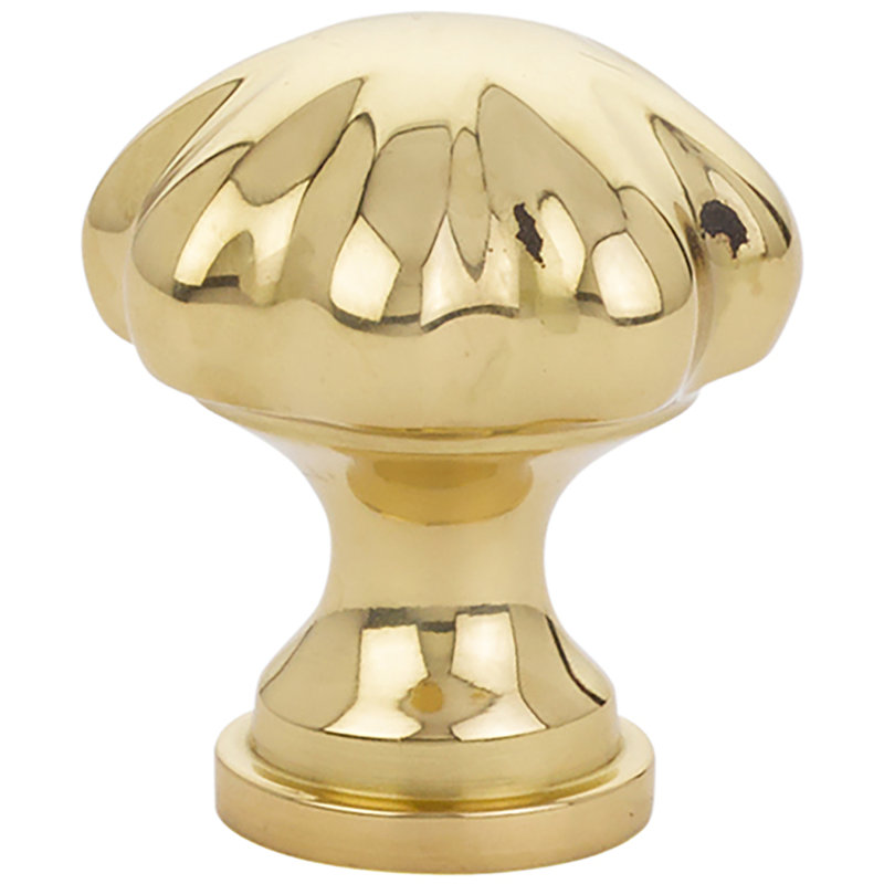 Melon Oversized 1" Novelty Knob, Polished Brass, 1.75''