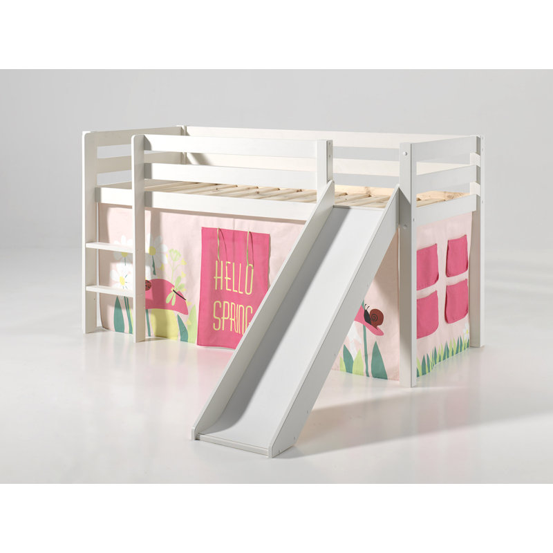 Escalera Loft Bed, 90 x 200 cm, Basic, White