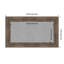 Tableau magnétique encadré en bois dur moka-101799053
