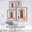 Impression encadrée Festive Front Door II - bois massif-1448518635
