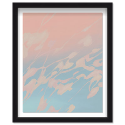 Estampe abstraite encadrée Sunset Gradient II par Oliver Gal