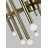 Godalming 24 - Light Steel Dimmable Sputnik Modern Linear Chandelier-44138714-44138711
