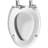 Mayfair by Bemis Affinity Slow Close Elongated White Plastic Toilet Seat