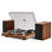 Arkrocket Cassini Bluetooth Vinyl Turntable Record Player 40Watt Stereo Bookshelf Speakers