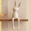 Décoration 3D de plantes simulées avec 3 lumières DEL réglables, vase en verre, statue de lapin, bricolage hydroponique, éclairage télécommandé, pour plantes murales élégantes, caractéristique, café, salon