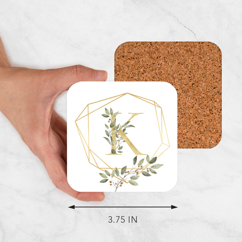 Sous-verres Café à monogramme, K