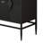 Modern 2 Door Wooden Storage Cabinet With Metal Legs, Two-Tier Storage For Living Room, Entryway And Dining Room