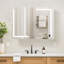 Metro Lane 80mm W 60mm H Wall Mounted Required Frameless Medicine Cabinet Mirror 3 Adjustable
