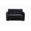 Causeuse convertible en velours l 53,5 po Maeve avec capitonnage et poche latérale
