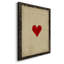 Petit cœur encadré sur toile-991700941-991700943