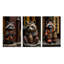 «Happy Terracotta Tanuki», 3 pièces sur toile-543965952-543965953