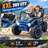Alex 36V 2 Seater Ride On Toys For Big Kids With Remote Control, XXL Battery Powered Off-Road UTV, LED Lights, Iron Frame, 3 Speeds, Key Start, 22" Wider Seater-138452487