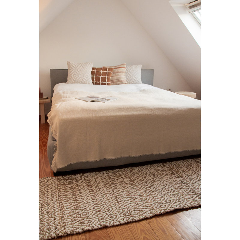 Runner Ikat Hand Woven 70cm X 200cm Area Rug