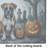 Boxer Spooky Halloween Glass Cutting Board Large