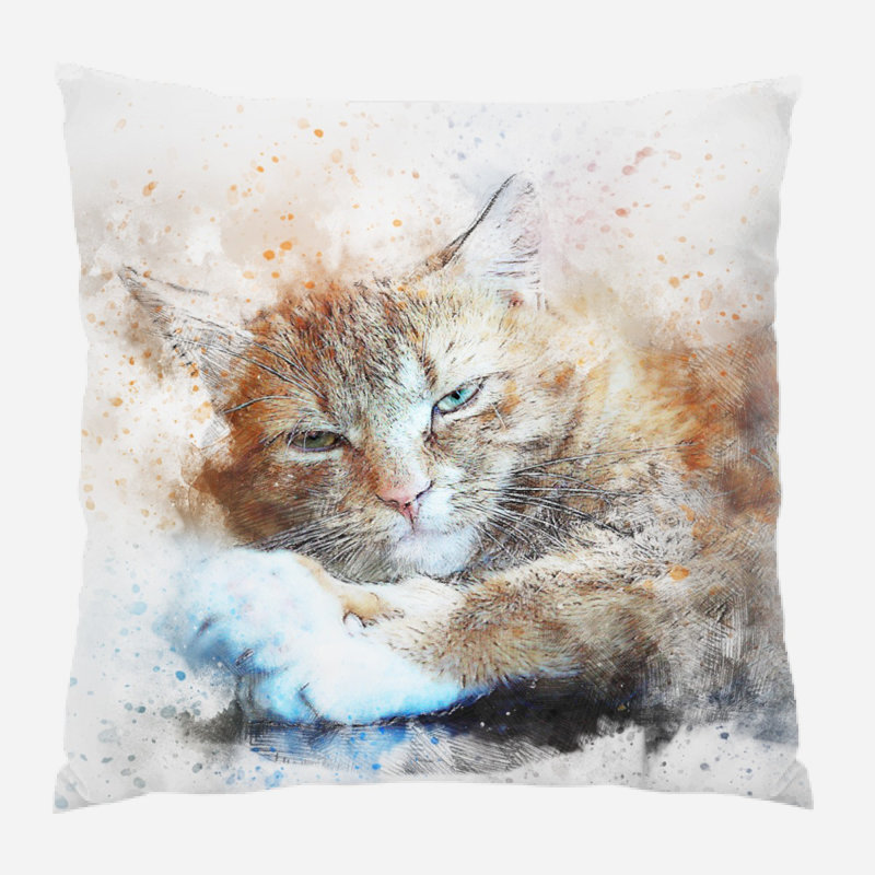 Coussin pour chat Rehkop, Microsuède, Intérieur