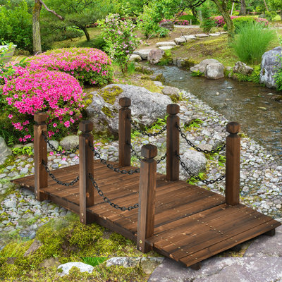 Wooden Garden Bridge