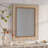 Vintage Carved Pattern Rectangular Wall Mirror